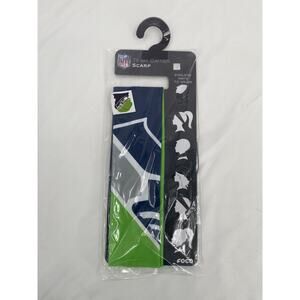 FOCO NFL Big Logo Multi-Use Neck Gaiter Scarf Seattle Seahawks One Size
